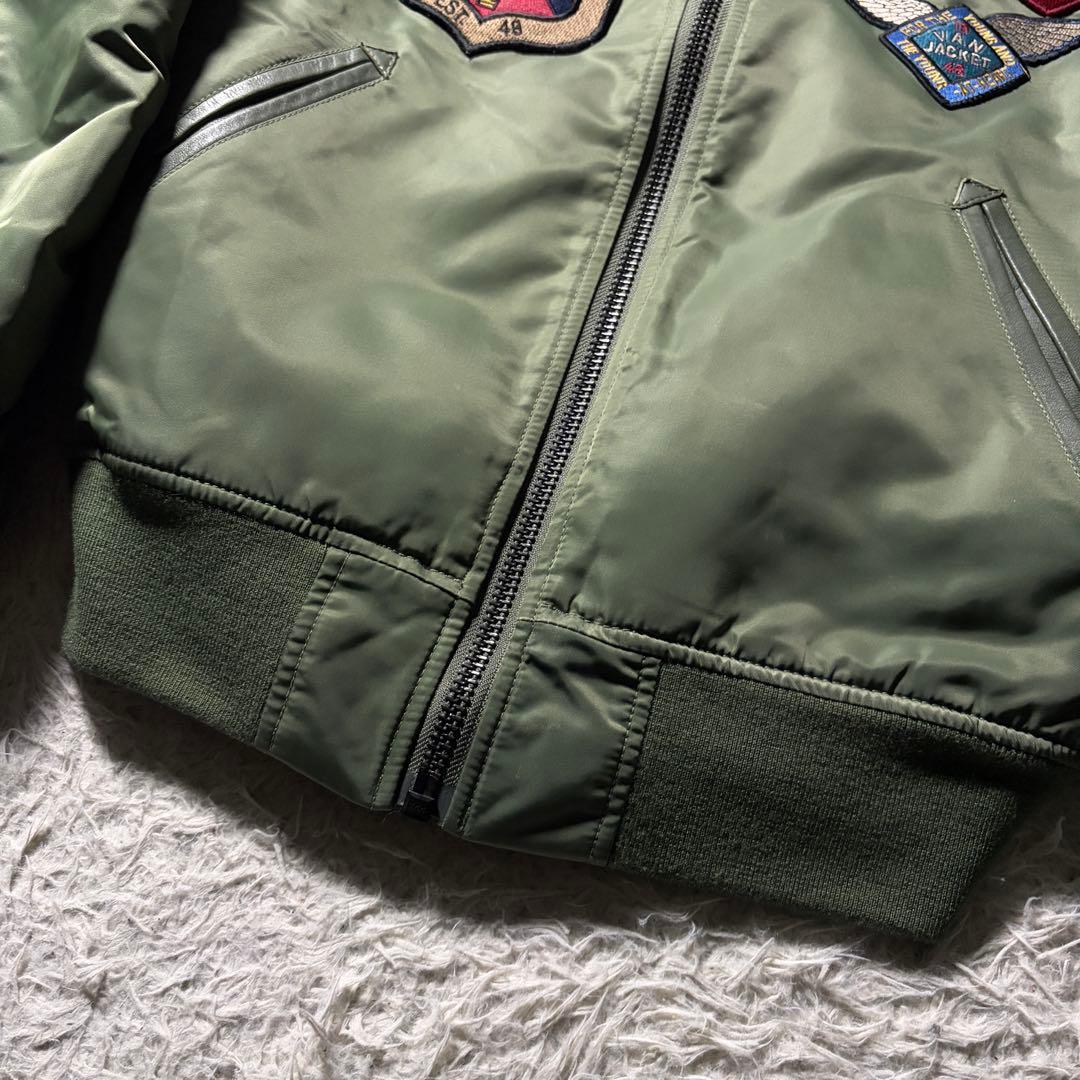 美品■VAN JACKET フライトジャケット　MA-1 トップガン　M