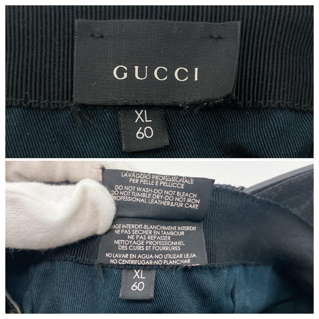 グッチ シェリーライン GG柄 GGキャンバス ベースボールキャップ 帽子 XL