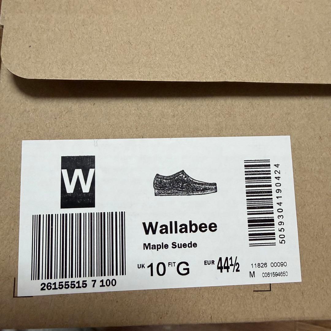 【UK10】CLARKS ORIGINALS WALLABEE MAPLE