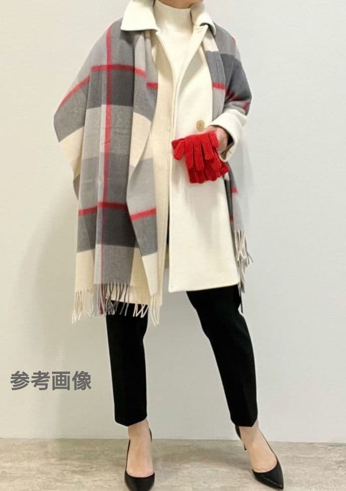 ジョシュアエリス カシミヤストール UA別注サイズ WHITE