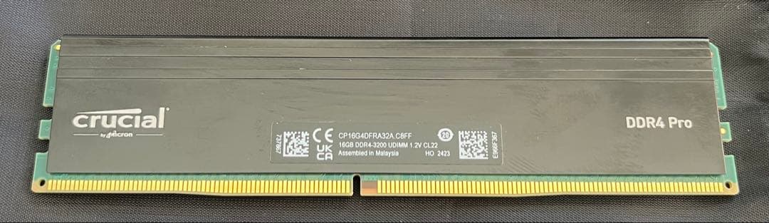 【動作確認⭕️】Crucial DDR4 Pro メモリー 16GB pc パーツ