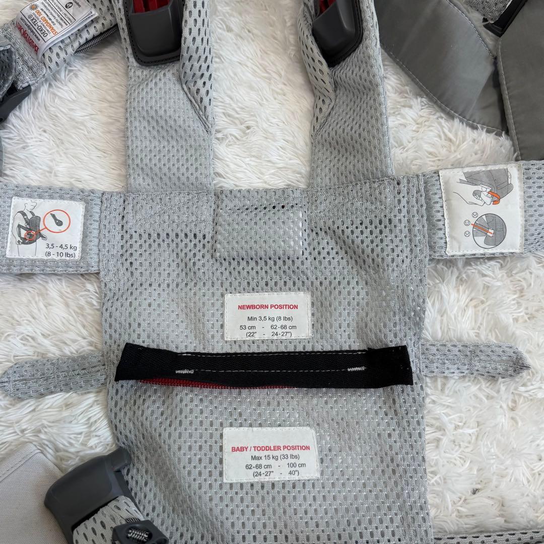 もちもち ベビービョルン ONE KAI Air シルバー グレー