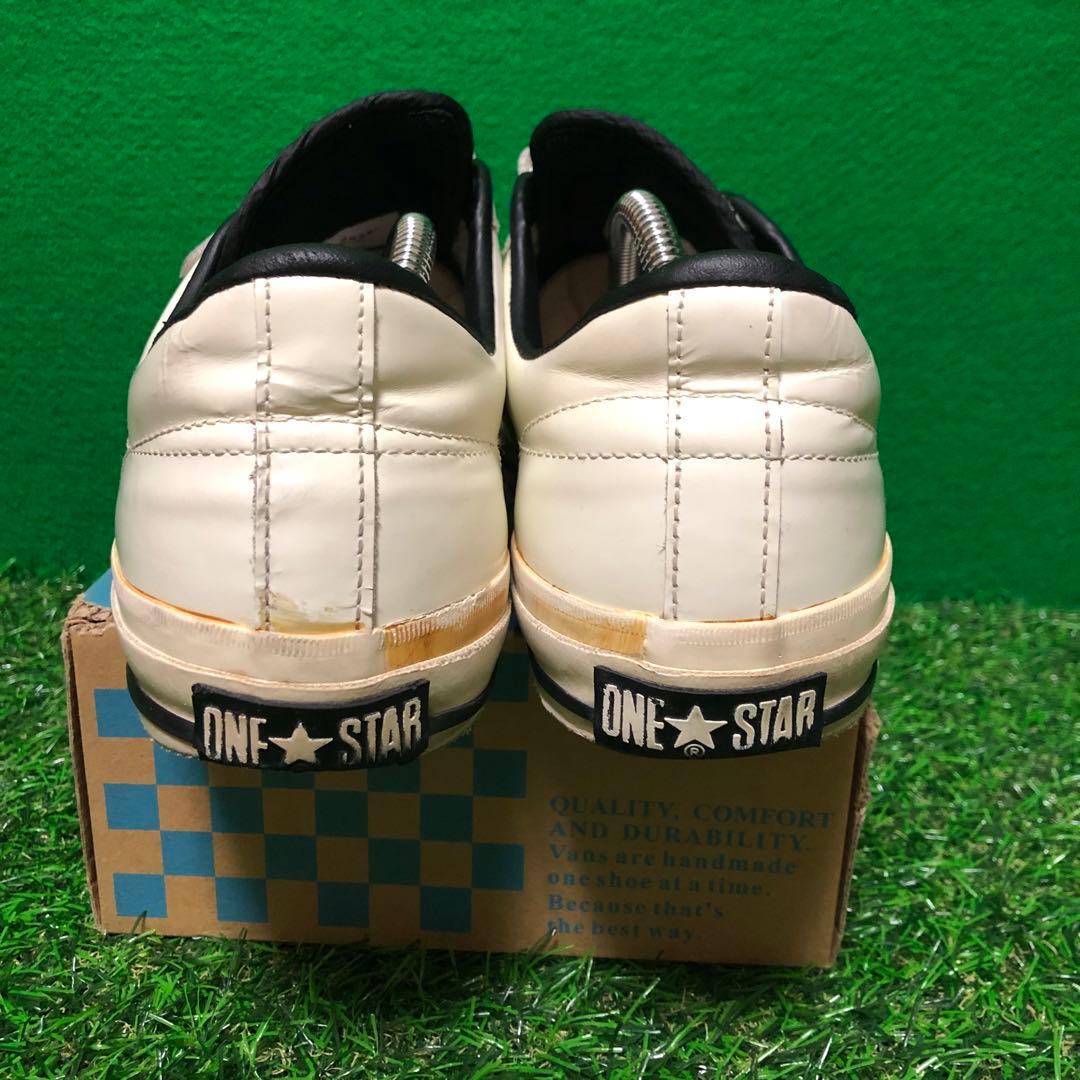 人気‼️CONVERSE ONE STAR V-3 ベルクロ レザーホワイト 29