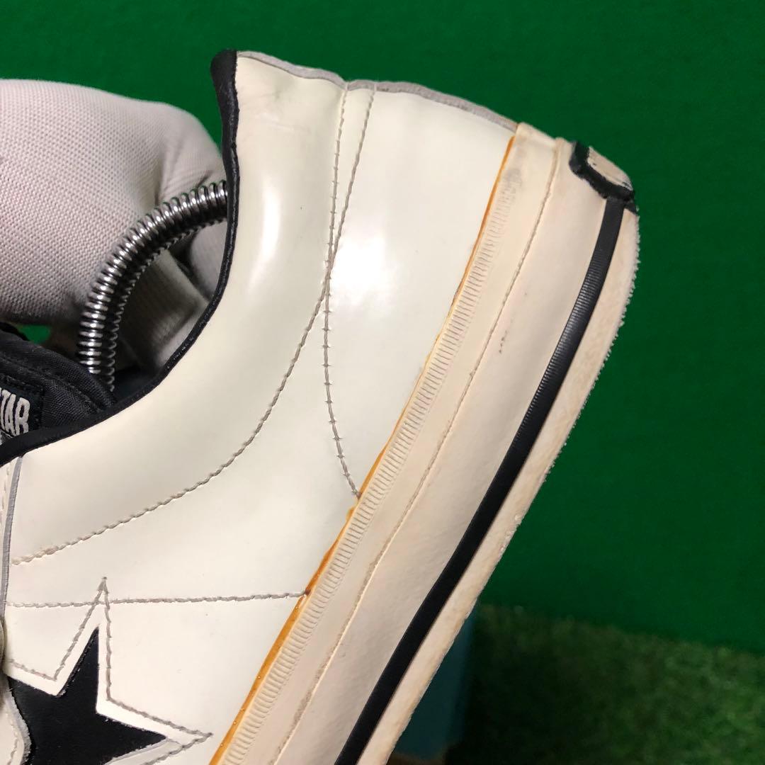 人気‼️CONVERSE ONE STAR V-3 ベルクロ レザーホワイト 29