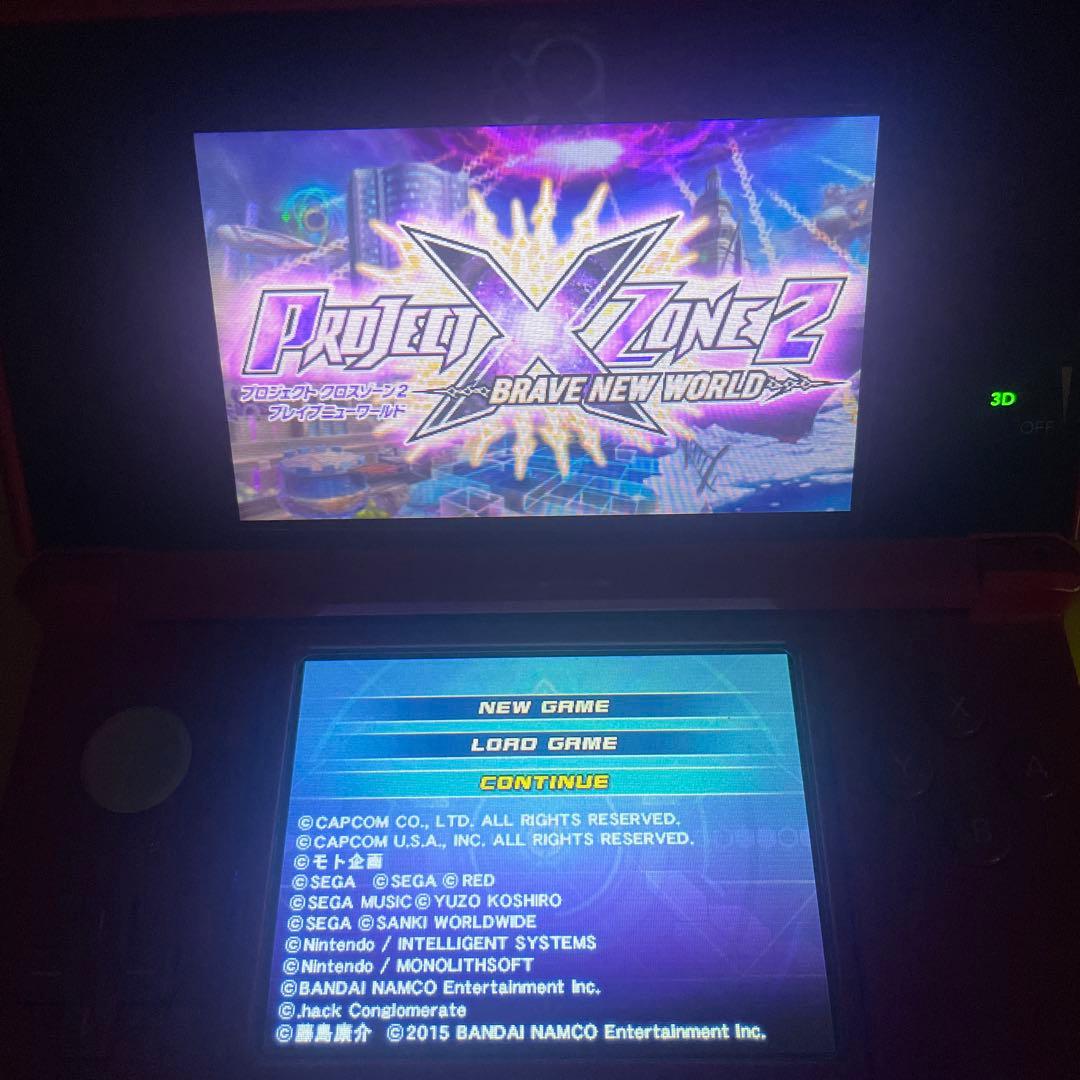 3DS 中古　プロジェクトクロスゾーン2 ブレイブニューワールド