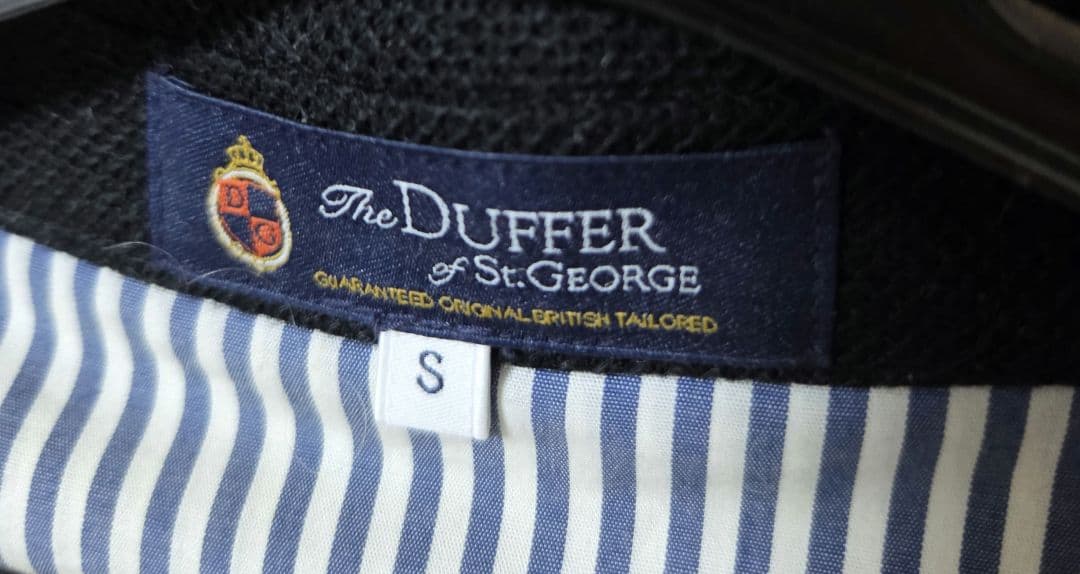 The Duffer of St.e ジャケット S ブラック