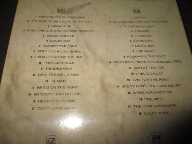 bruce springsteen (国内盤未開封4枚組未開封送料込み）