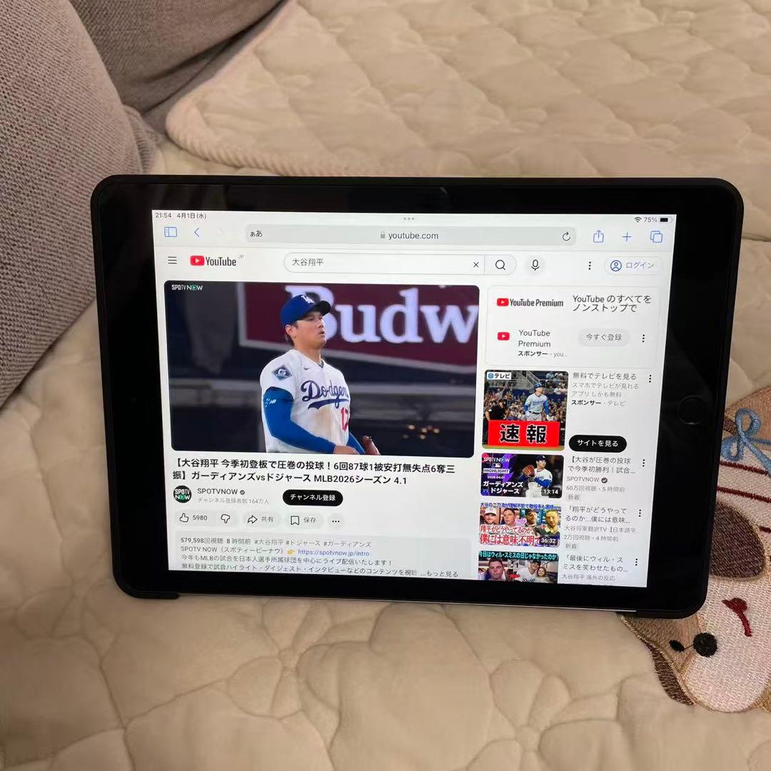 【美品】　ipad 第5世代 9.7 inch大画面　32GB 大容量 本体のみ