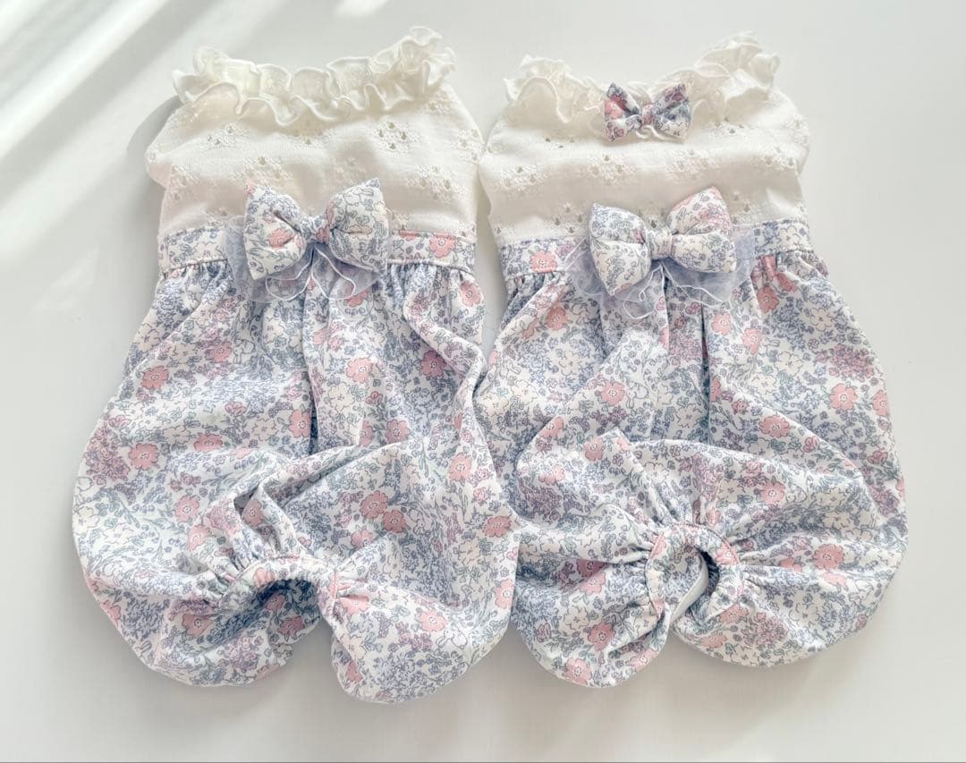 chinakoページ　　ダックスフンド　犬服　わんこ服　カボパンロンパース