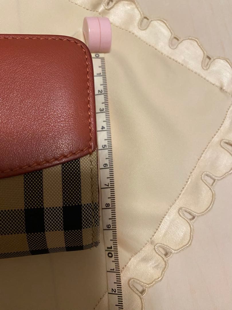 Burberry 折財布　レッド