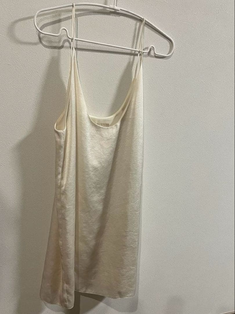 Plage Satin Uneck キャミソール　サテンキャミソール