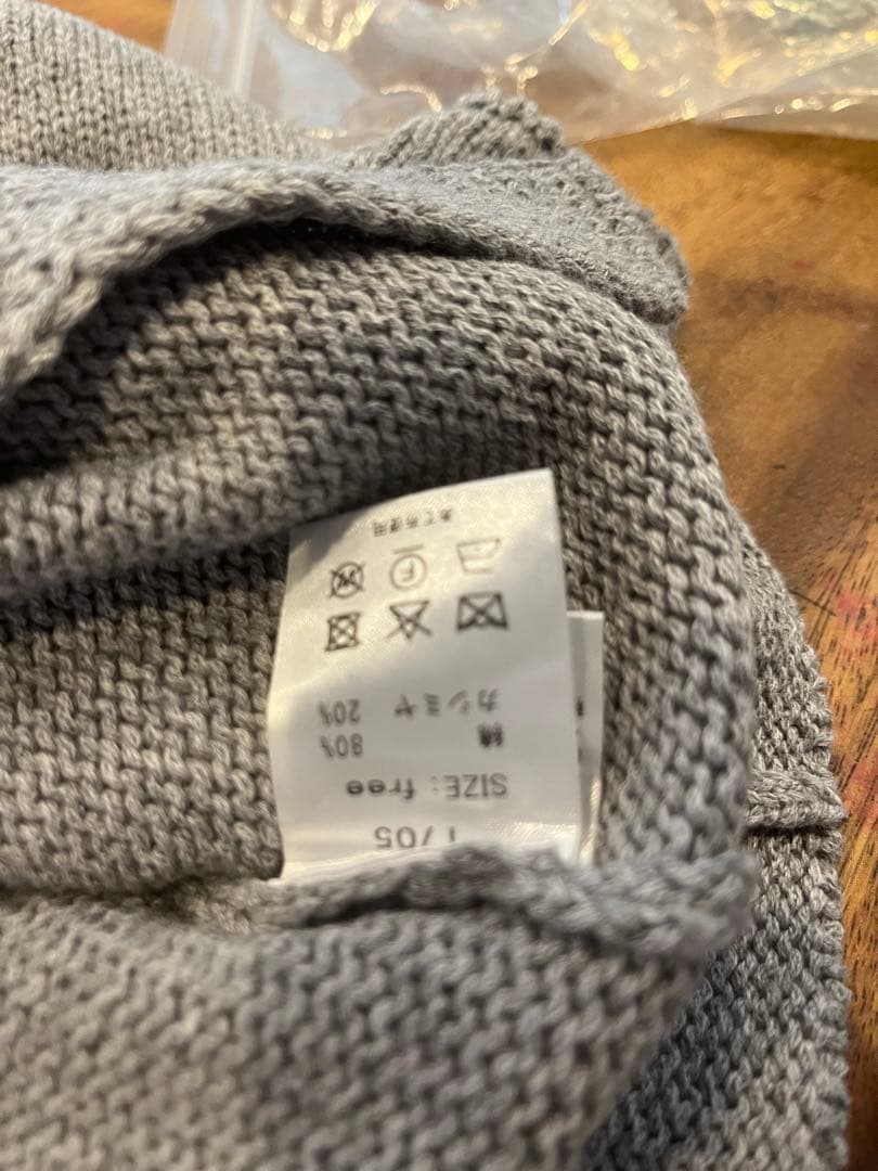 トップス SHISHIKUI RIBON/ GRAY