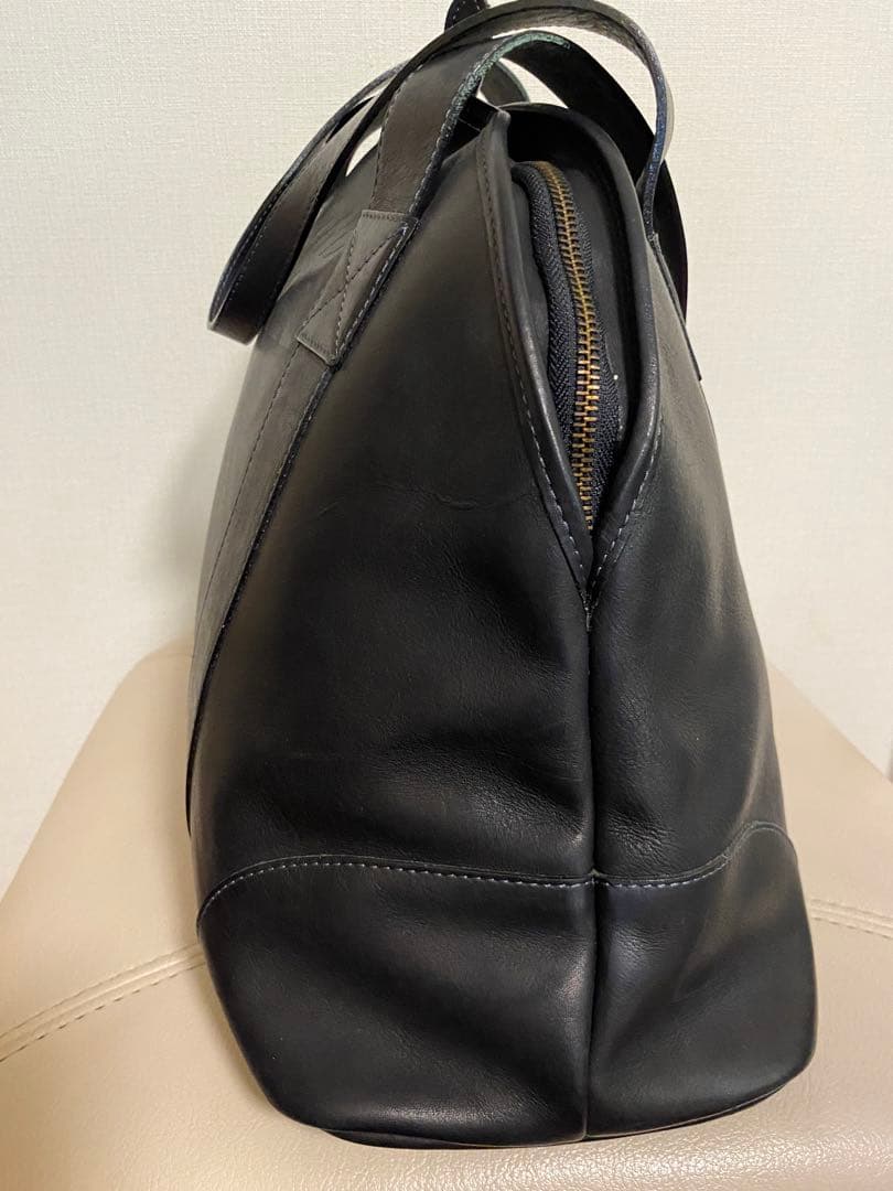 【美品】ソニアリキエル　牛革　トートバッグ　ボストンバック　ブラック