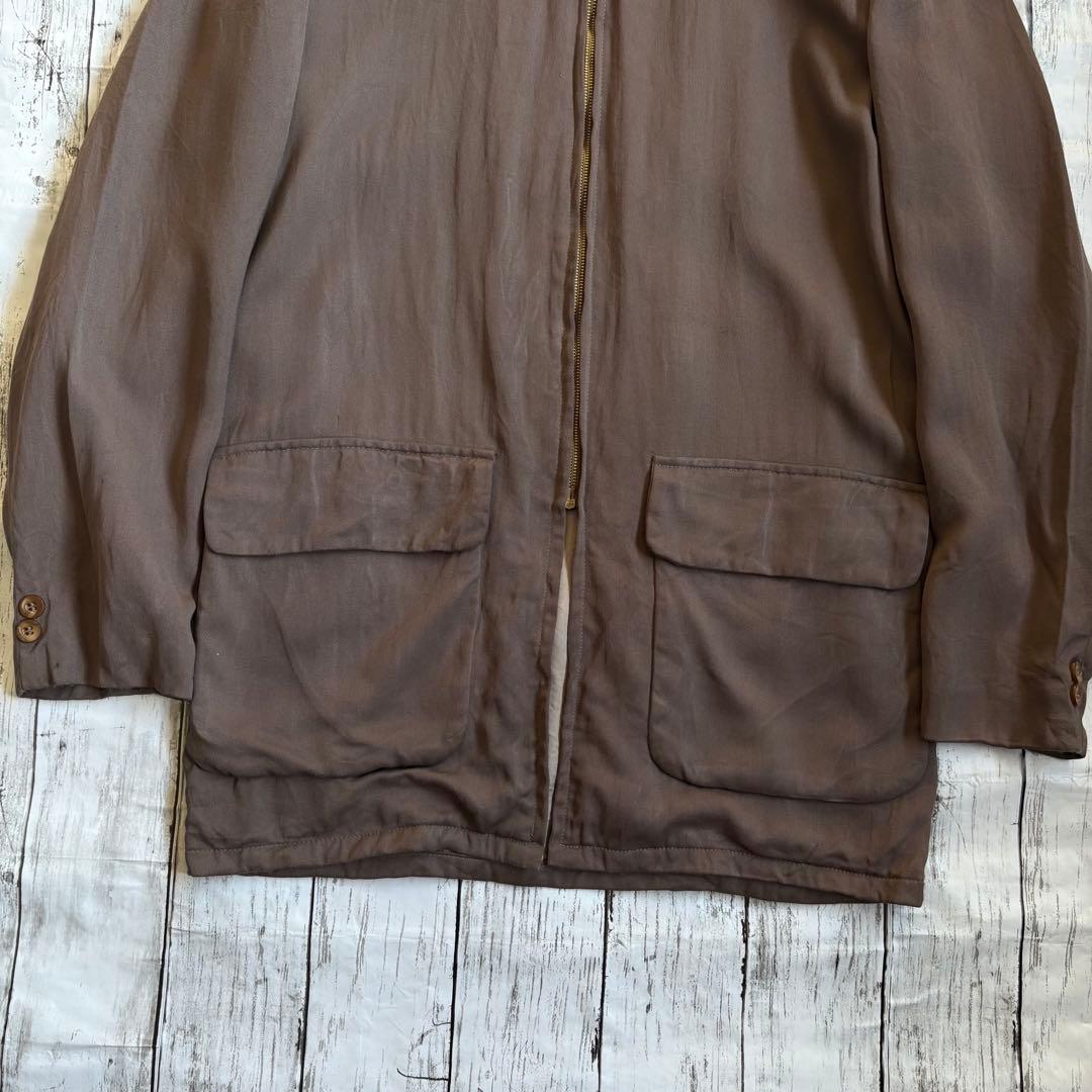 50s BRENT レーヨン ギャバジンジャケット ギャバジャン