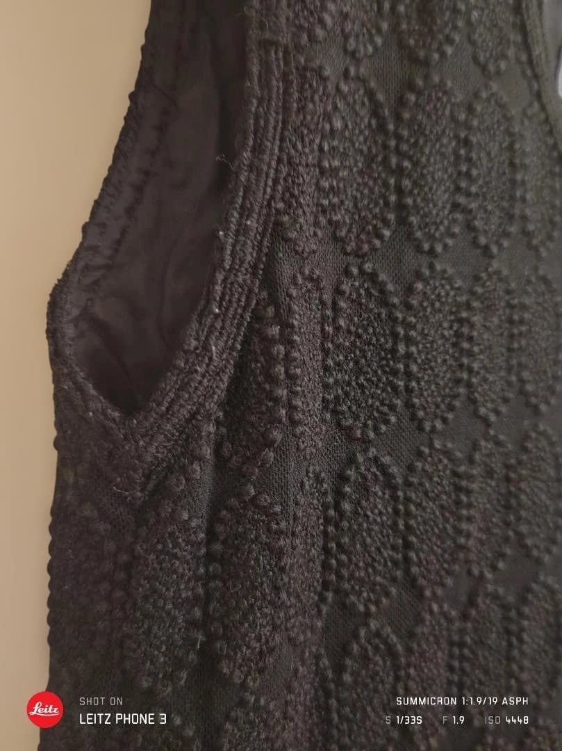 ミナペルホネン タルト ワンピース 黒 36