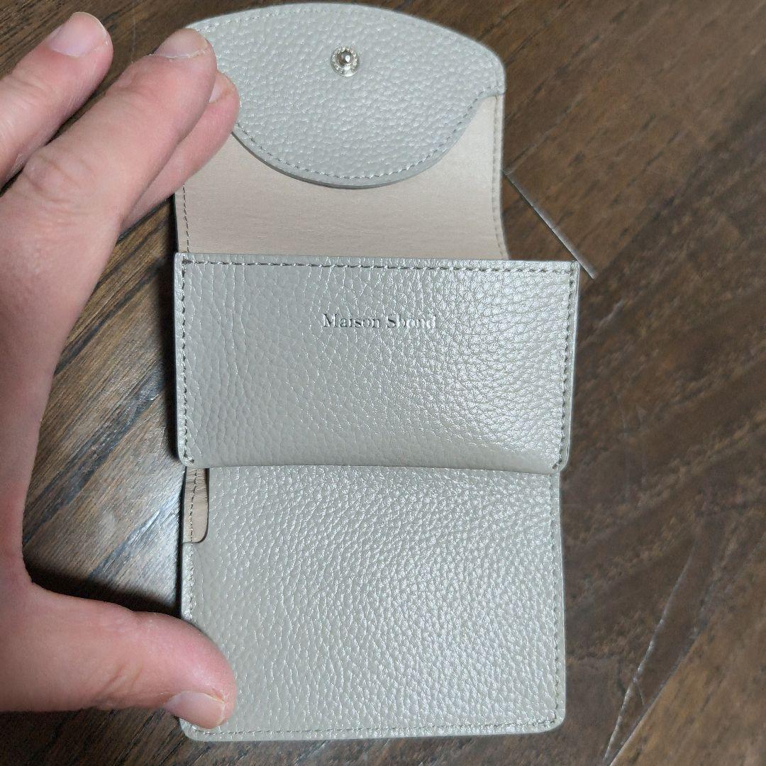 [pipi] Maison Sbond ベージュ コンパクト財布