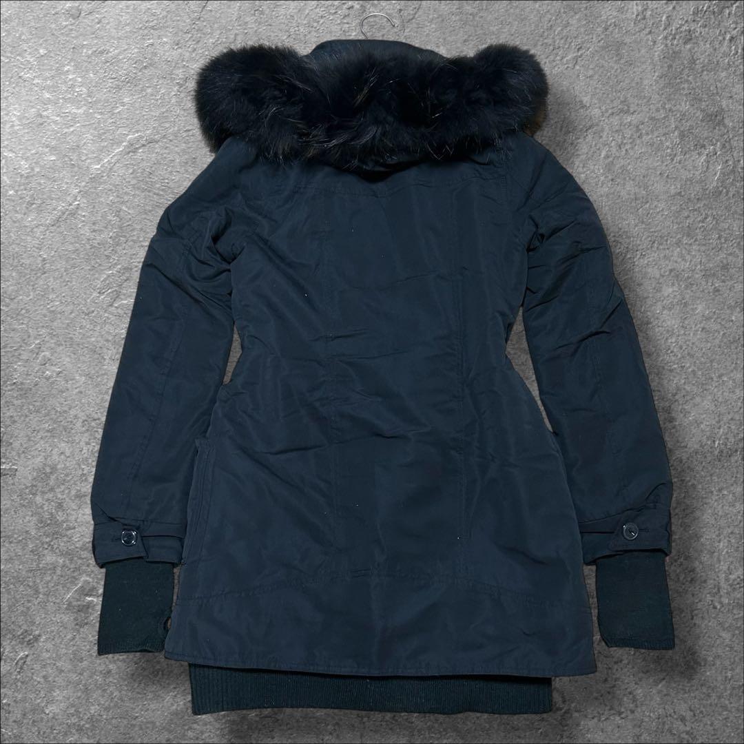 y2k ギャル SLY MILITARY モッズコート ファー フード付き 黒