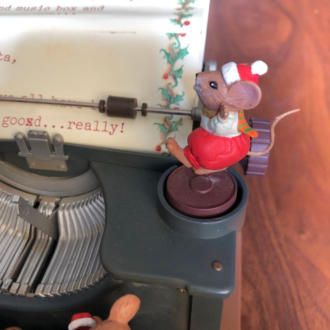 タイプライター型オルゴール　クリスマス