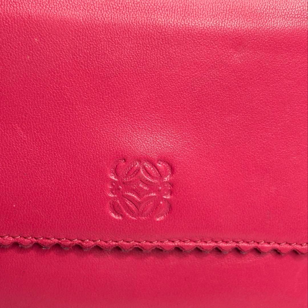 希少♡ヴィンテージLOEWE ロエベWホックナッパレザー折り財布
