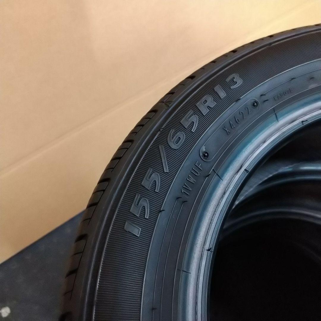 ★バリ山 155/65R13 グッドイヤー ALLAGE AL01 22年製4本