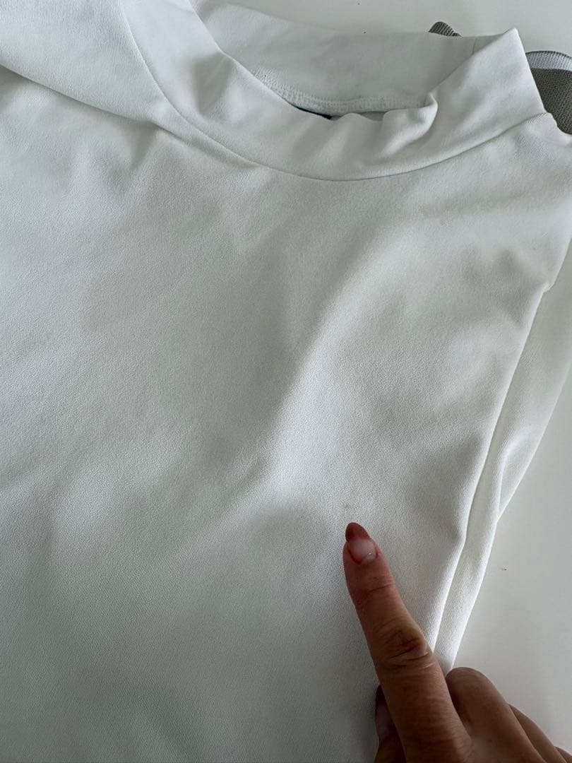 K*i様 UNITED ARROWS GOLF ホワイトモックネックシャツXL