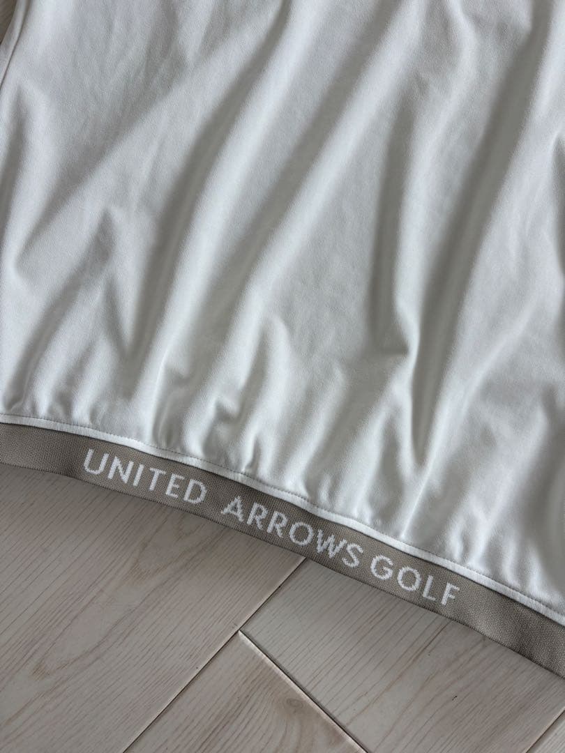 K*i様 UNITED ARROWS GOLF ホワイトモックネックシャツXL