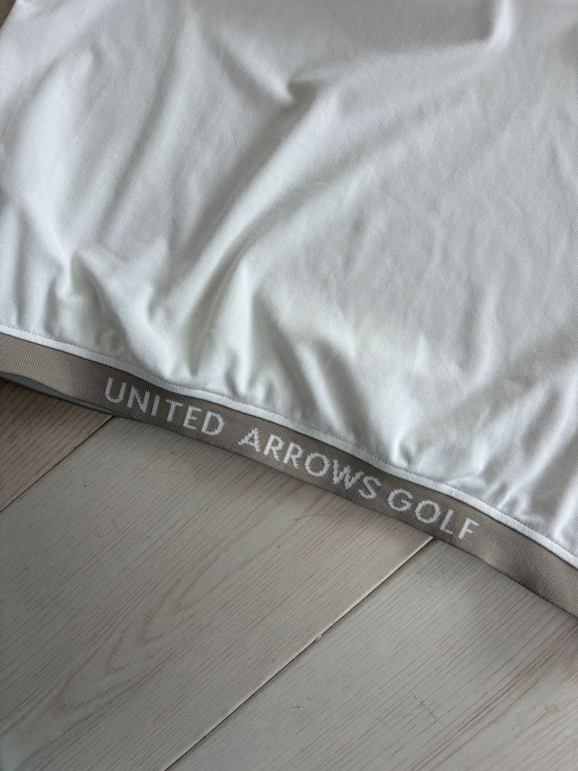K*i様 UNITED ARROWS GOLF ホワイトモックネックシャツXL