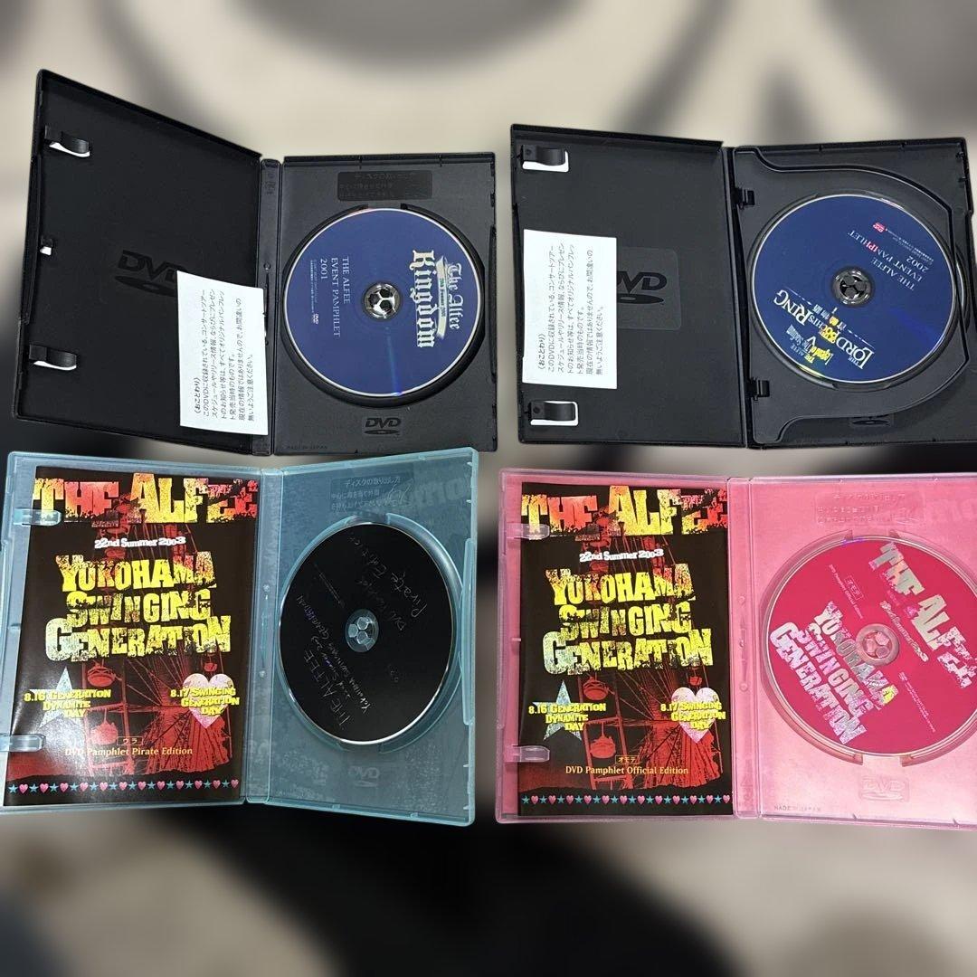 THE ALFEE 夏イベDVD 4点セット 2001〜2003