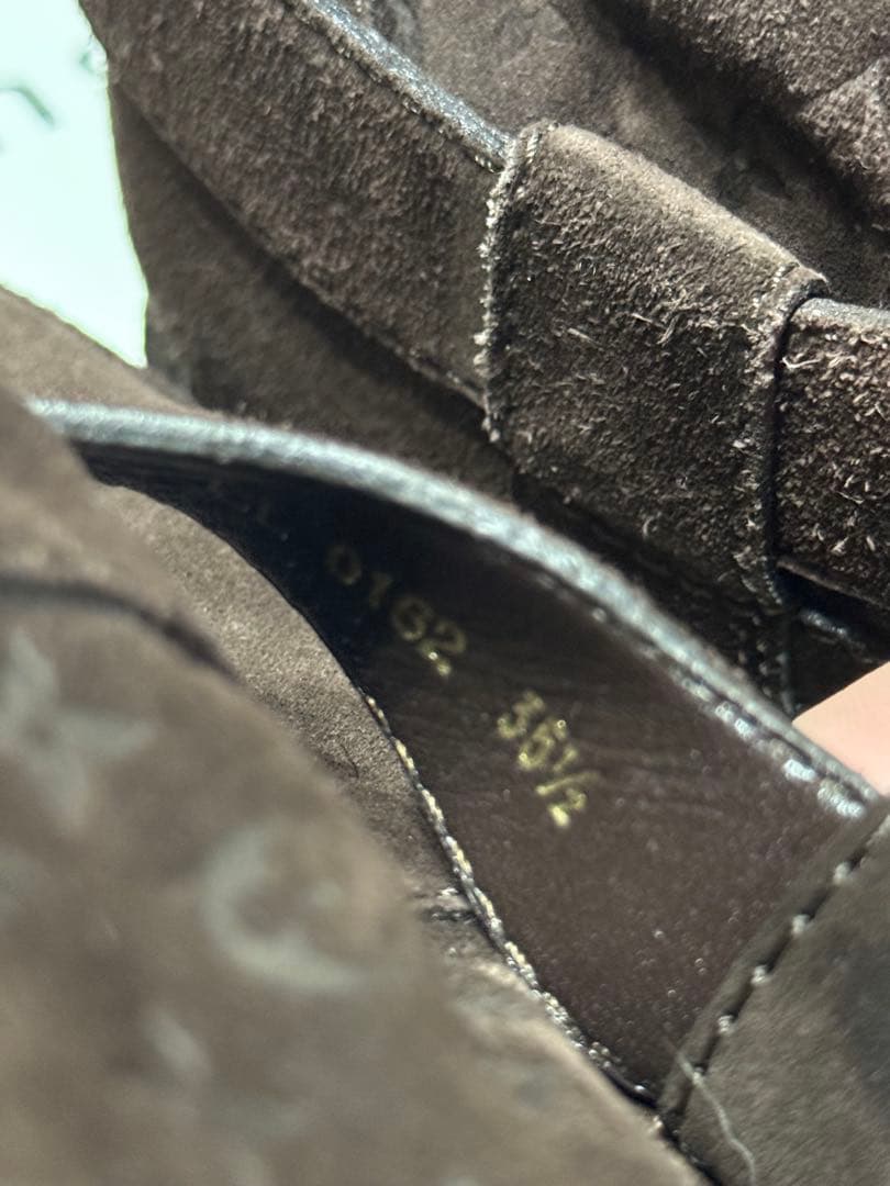 s*6様 louis vuitton モノグラム ロングブーツ ムートン ベロア