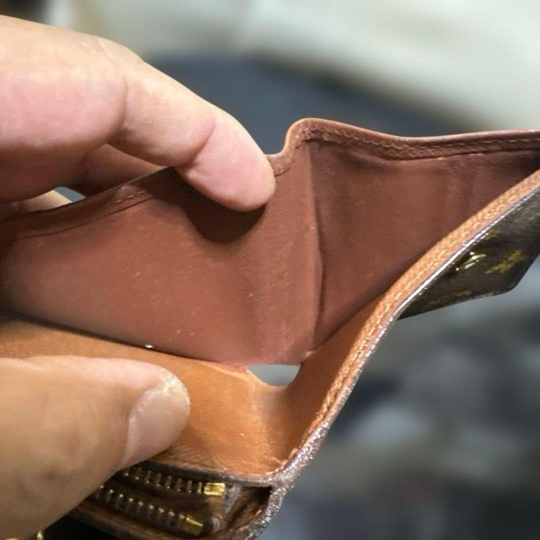 ①☆良品☆モノグラム♪コンパクトジップ 折り財布