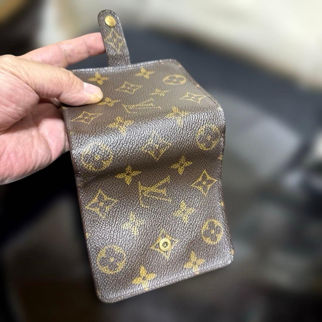 ①☆良品☆モノグラム♪コンパクトジップ 折り財布