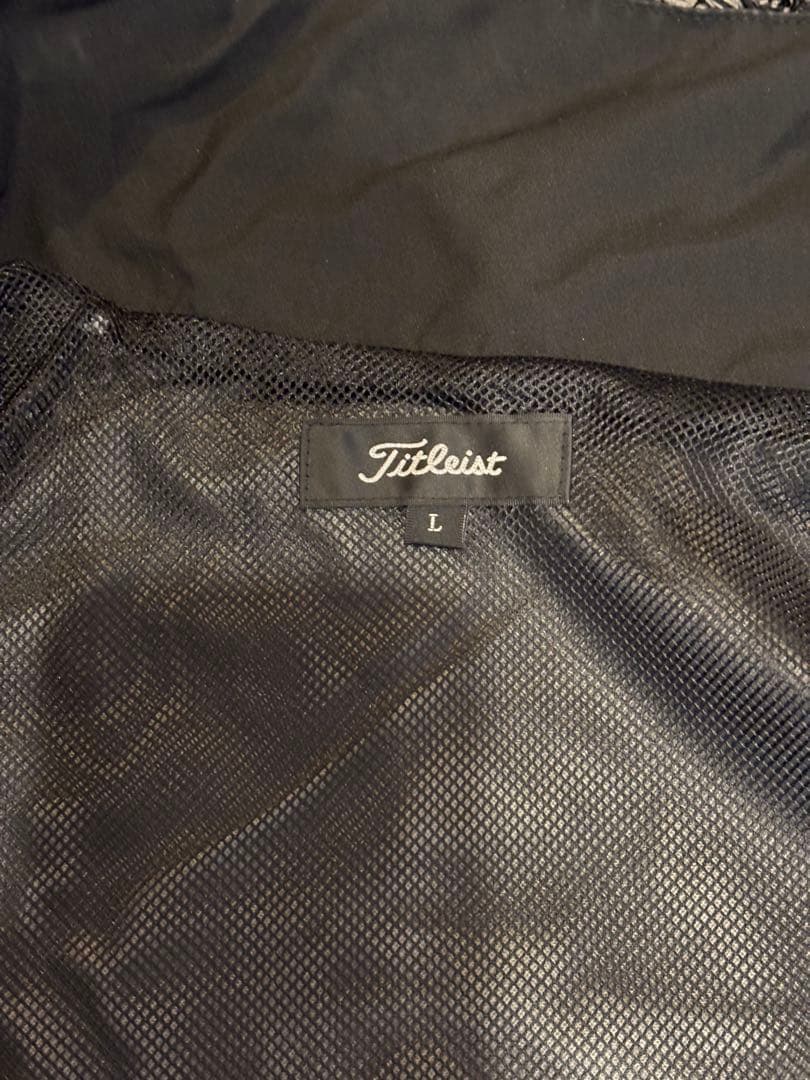♦︎Titleist レインウェアセットアップ ブラック Lサイズ 美品♦︎