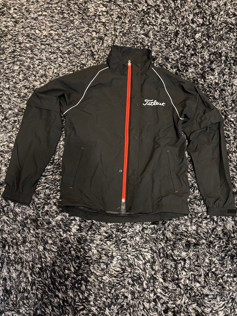 ♦︎Titleist レインウェアセットアップ ブラック Lサイズ 美品♦︎