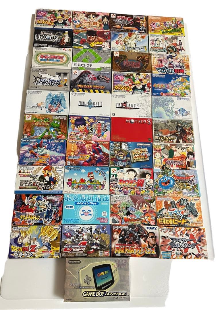 ゲームボーイアドバンス本体＆ゲームボーイアドバンスソフト【40本】まとめ売り