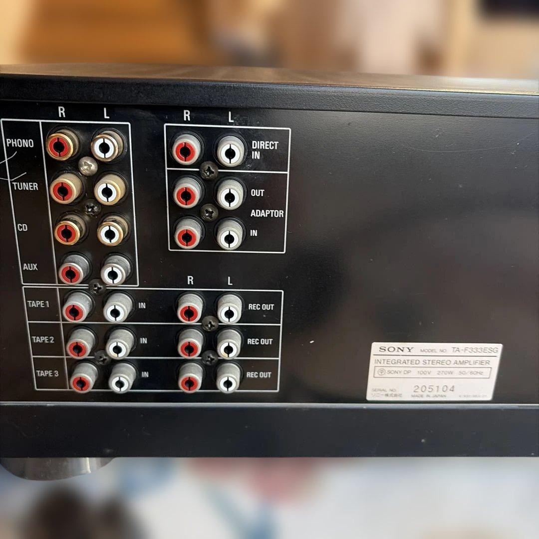 SONY プリメインアンプ TA-F333ESG
