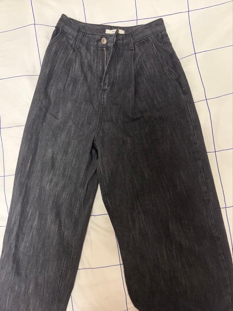 パンツ OHOTORO curve tucked jeans