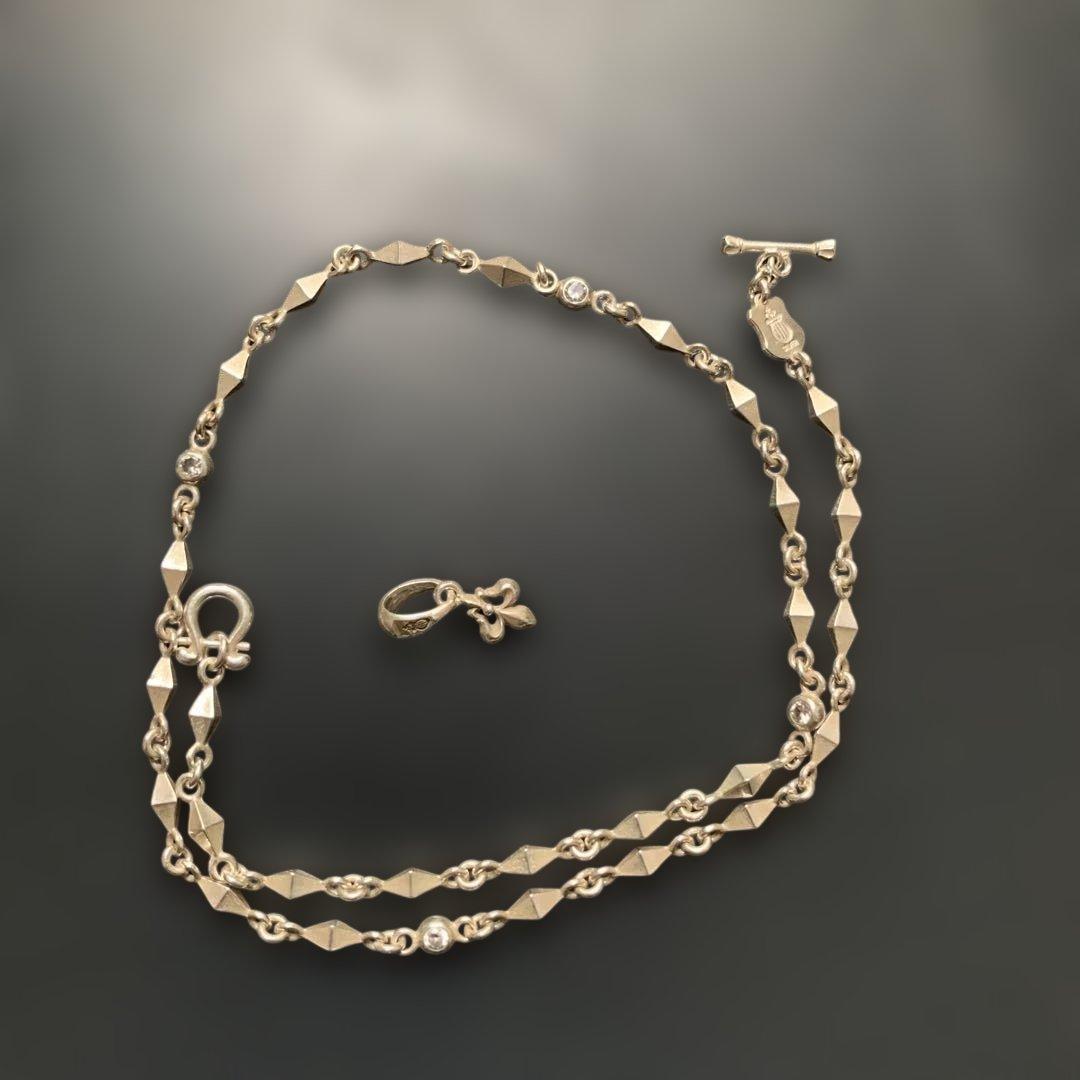 REGALIA シルバー　45cm チェーン　百合トップ