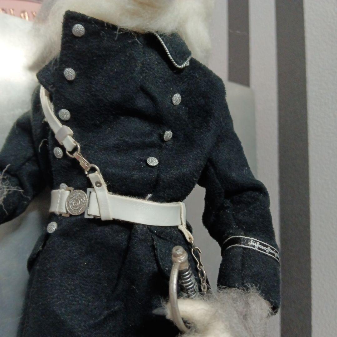 狼 ドール 人形 軍服 サーベル ぬいぐるみ フィギュア オオカミ 獣人