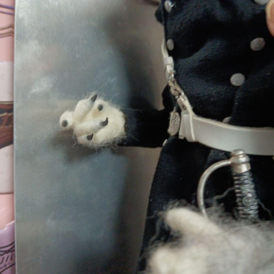 狼 ドール 人形 軍服 サーベル ぬいぐるみ フィギュア オオカミ 獣人