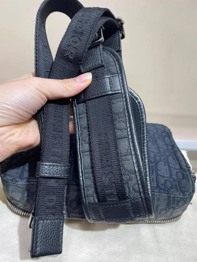 【中古】ディオール サファリ メッセンジャーバッグ オブリーク