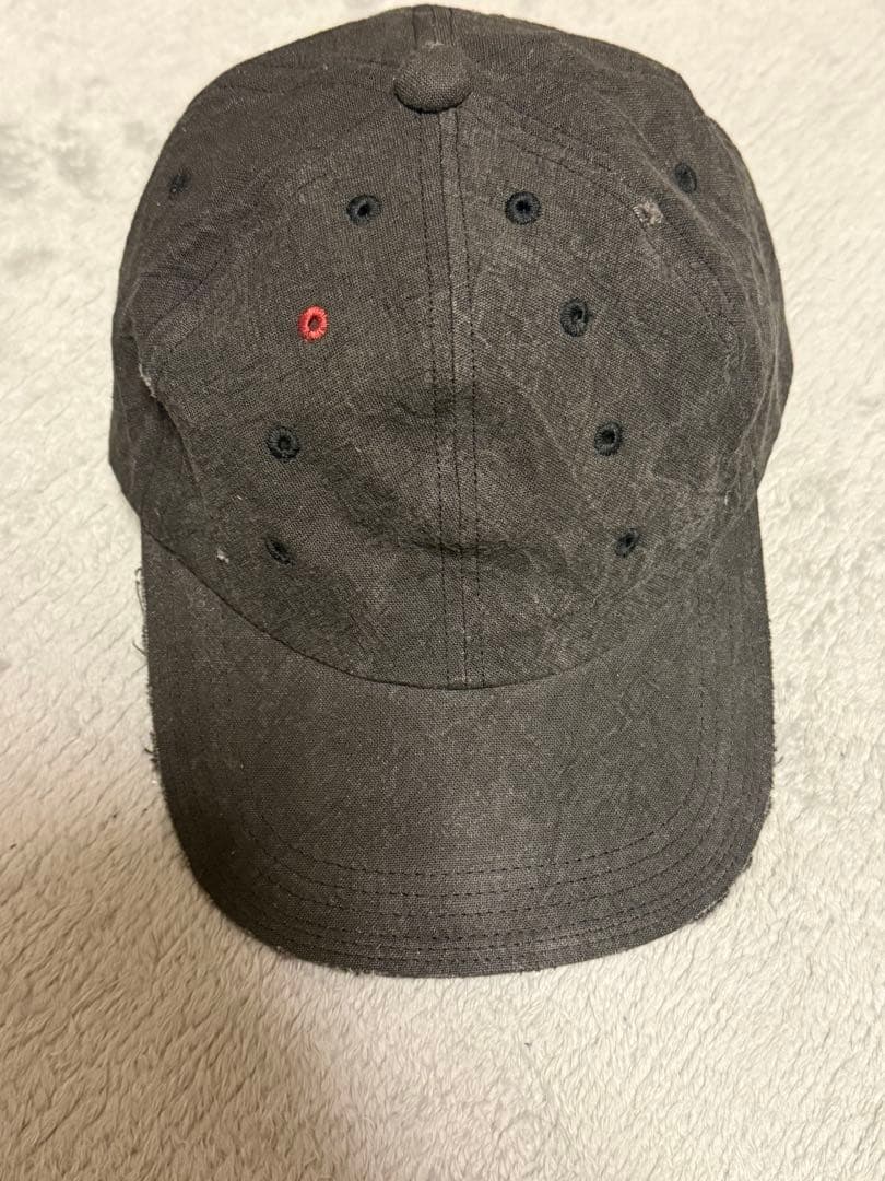 25AW jian ye 朱点童子 CAP -CHARCOAL-