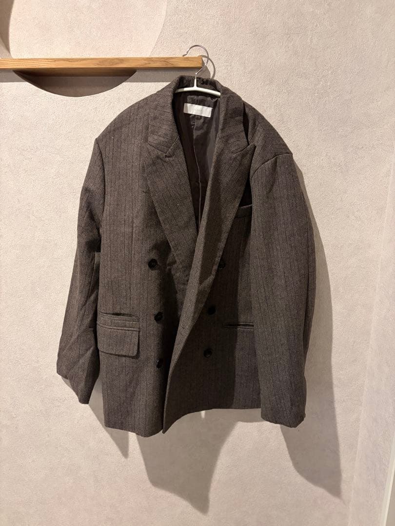 LUENNA オーバーサイズ ダブルブレステッド ジャケット