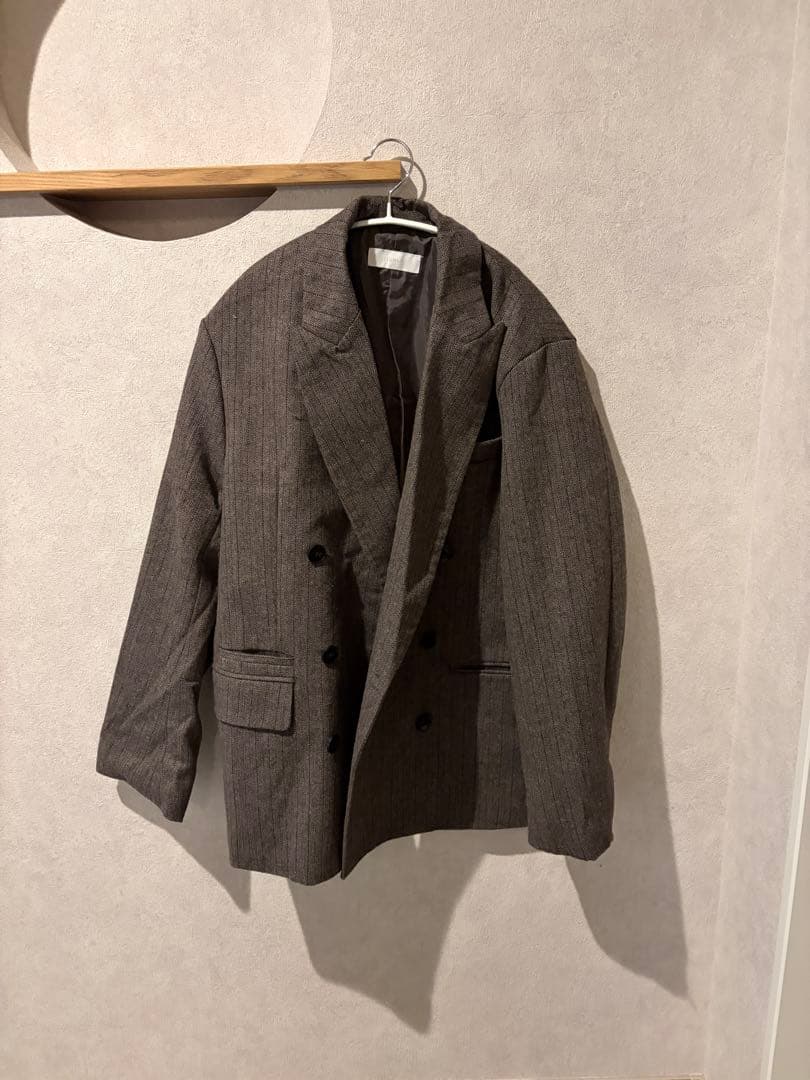 LUENNA オーバーサイズ ダブルブレステッド ジャケット