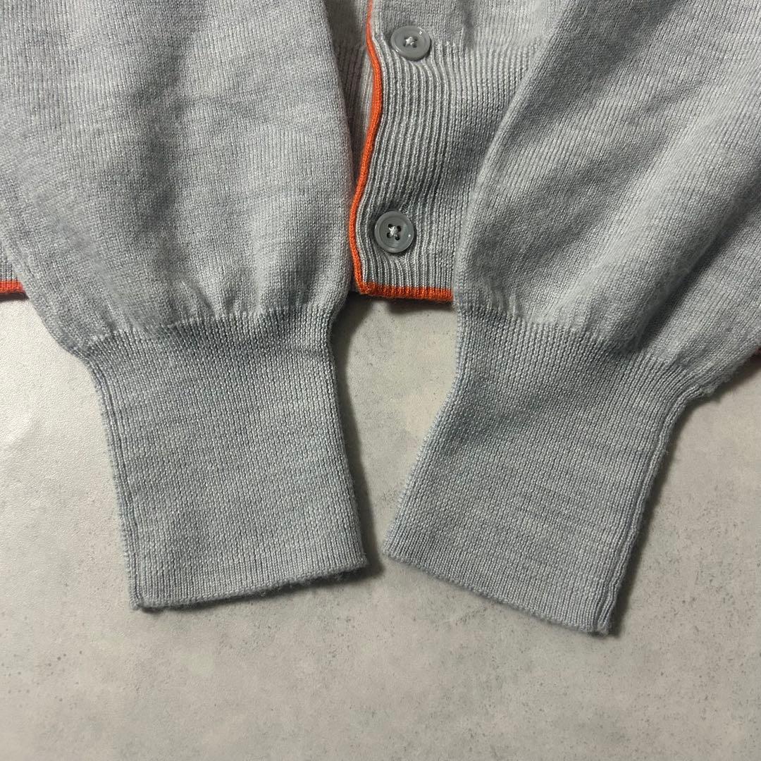 マカフィー 24AW プレーンウール クルーネックカーディガン ニット グレー