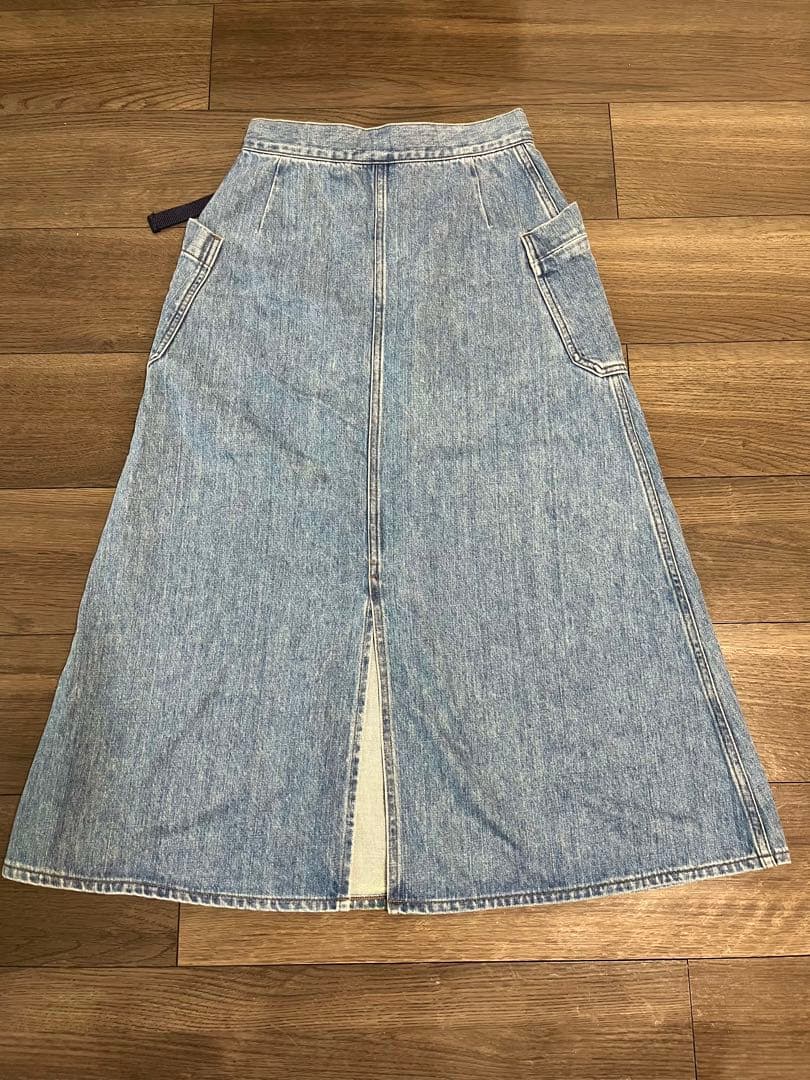 美品✨ザ・ノースフェイス パープルレーベル デニムスカート