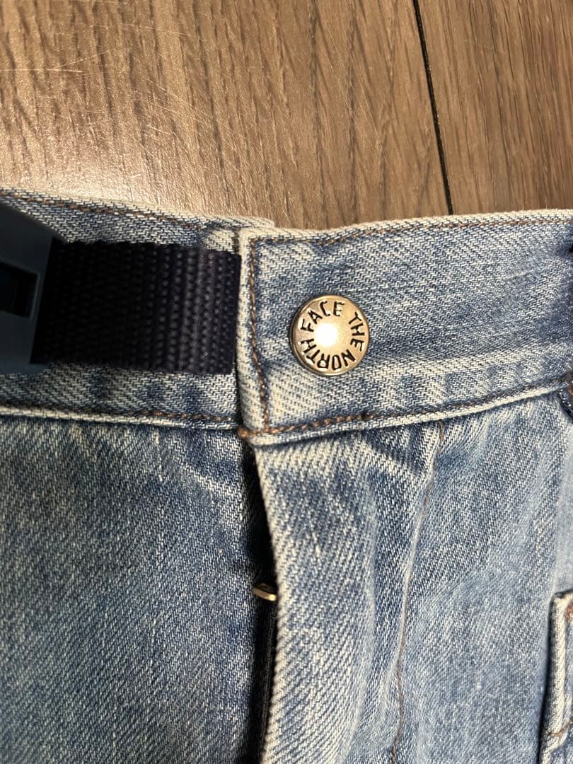 美品✨ザ・ノースフェイス パープルレーベル デニムスカート