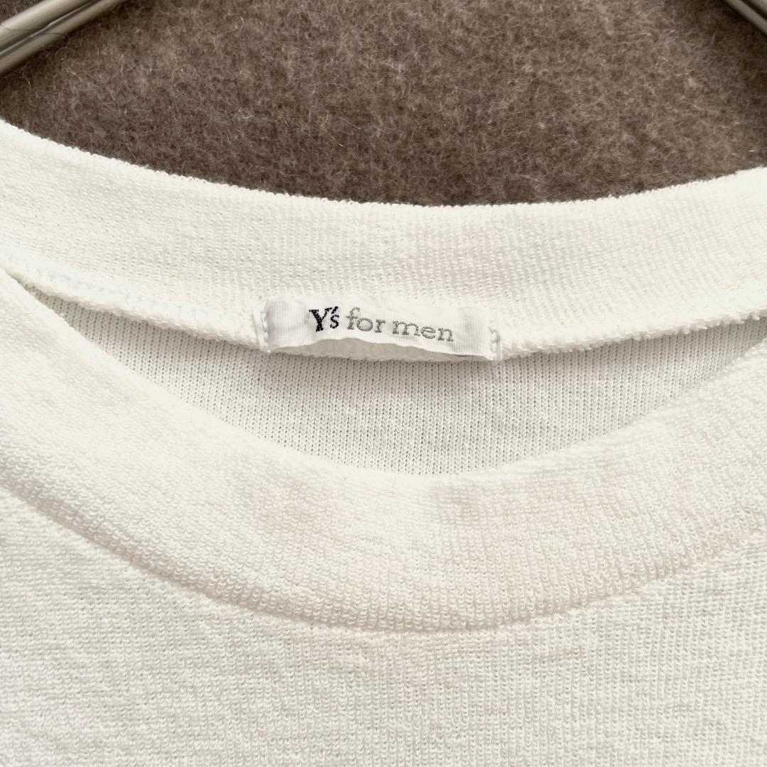 Y's for men パイル地 長袖 Tシャツ 白 ヨウジヤマモト 90s