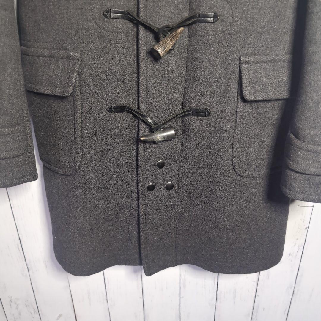 定番⭐︎SCYE BASICS カシミヤ ダッフルコート 牛革 38 グレー