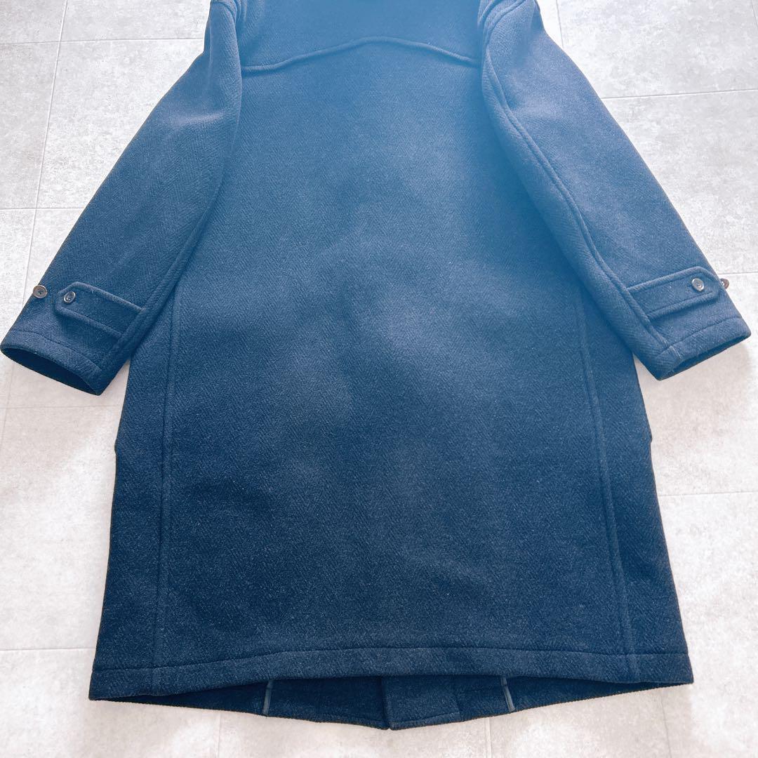 【美品✨】ポールスチュアート ダッフルコート ロング ヘリンボーン 濃紺 LA