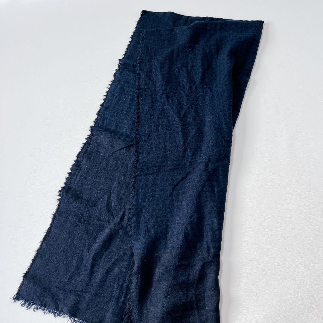 美品 ✨ファリエロサルティ ウールカシミヤシルク　大判ストール